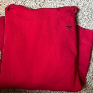 Red and Black Men’s XL Vans Hoodie